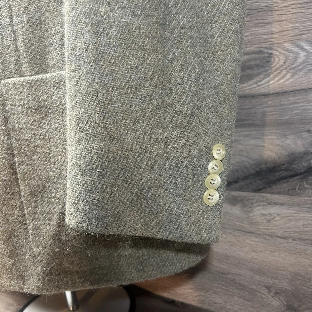 Vintage Ralph Lauren Polo Herringbone Blazer Sports‎ Coat Wool Tweed 42 S